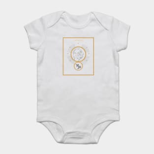 Capricorn | Astrology Zodiac Sign Design Baby Bodysuit